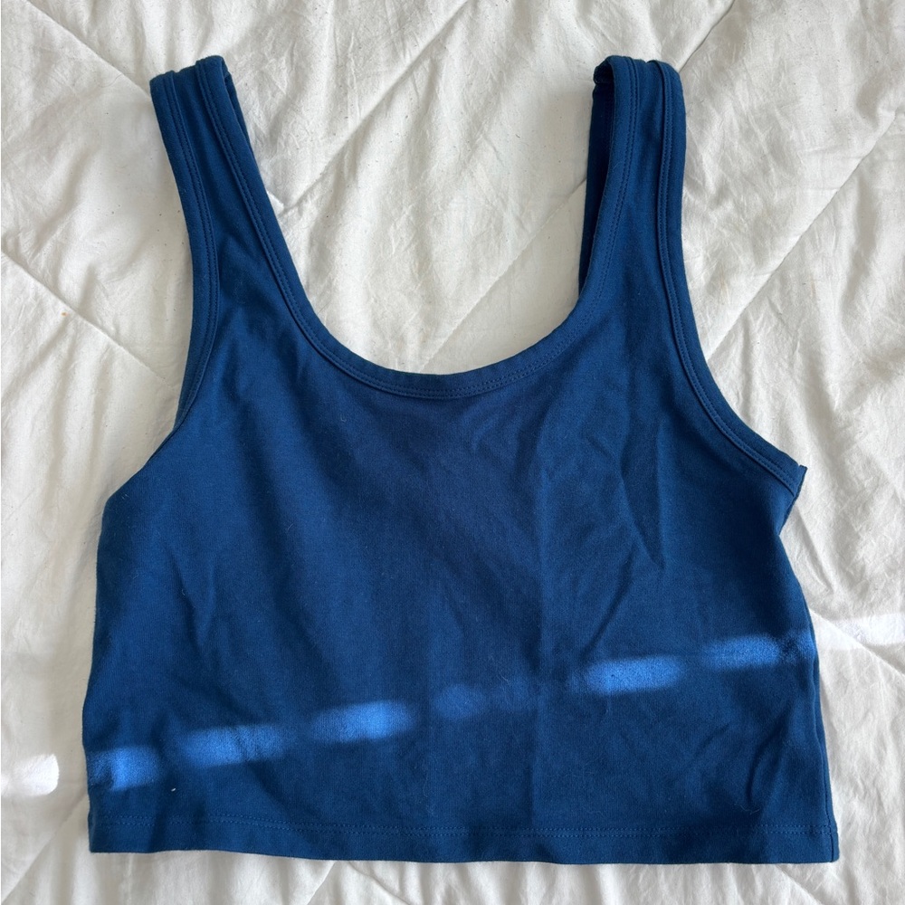 Blue tank top